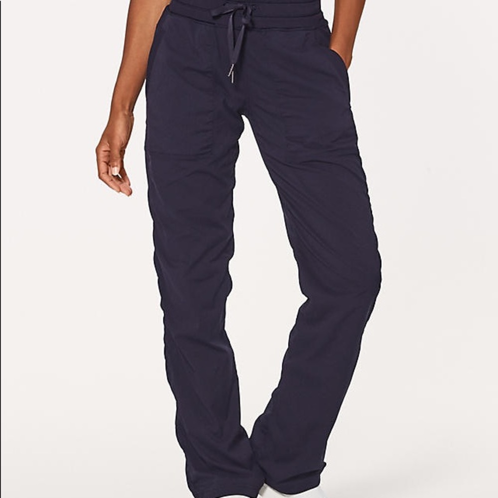 Lululemon Dance Studio Pants Deep Indigo Sz 4